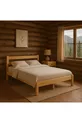 Lit en bois massif Bois naturel COULEUR NATURELLE