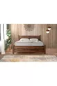 Lit double Ares en bois massif naturel