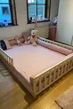 Lit pour enfant Montessori en bois naturel sans pieds