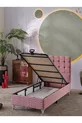 Bengü Ensemble 3 pièces pour lit simple (TÊTE DE LIT + MATELAS) (BABYFACE ROSE)