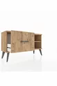 Commode Arges à une étagère et un tiroir, pin-pin