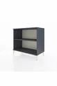 Commode Hyperion à une seule étagère Anthracite-Anthracite