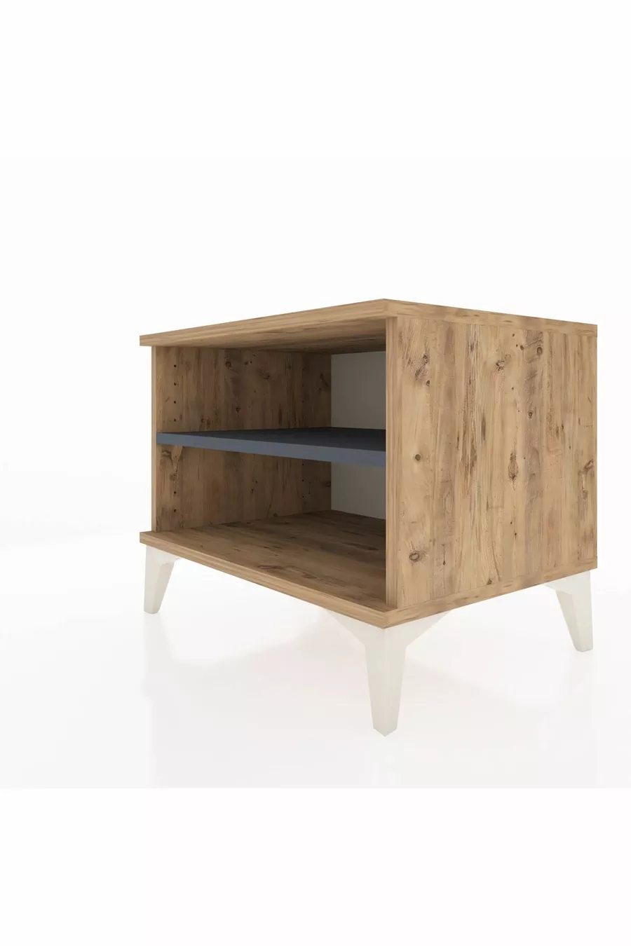Commode Hyperion à une étagère Pin-Anthracite