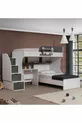 Lits superposés, Lit Aura Ranza avec table et 2 matelas Comfort