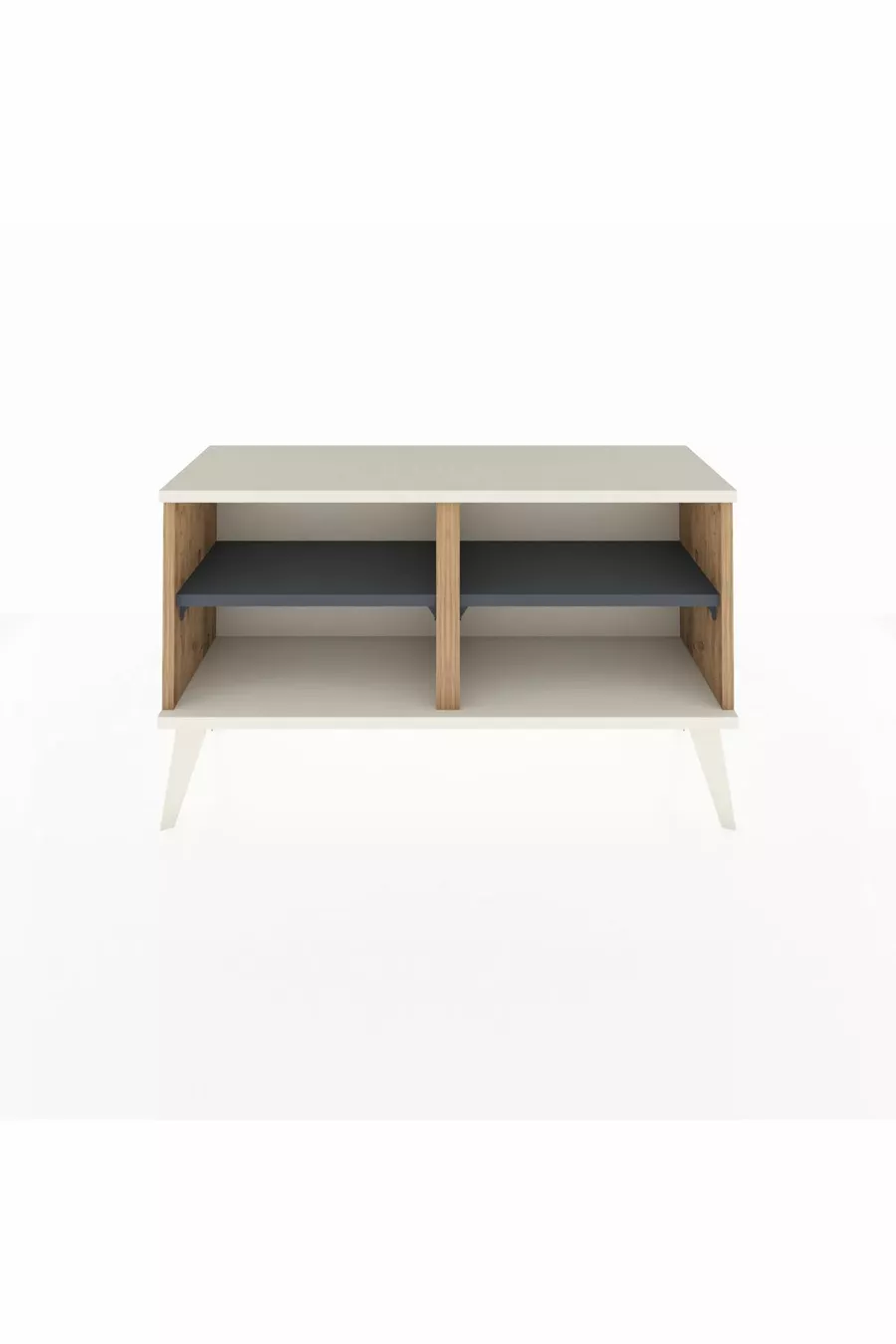 Commode Arges à 2 étagères Pin-Ayatş/Anthracite