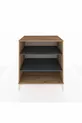 Commode Kronos 2 étagères Pin-Anthracite