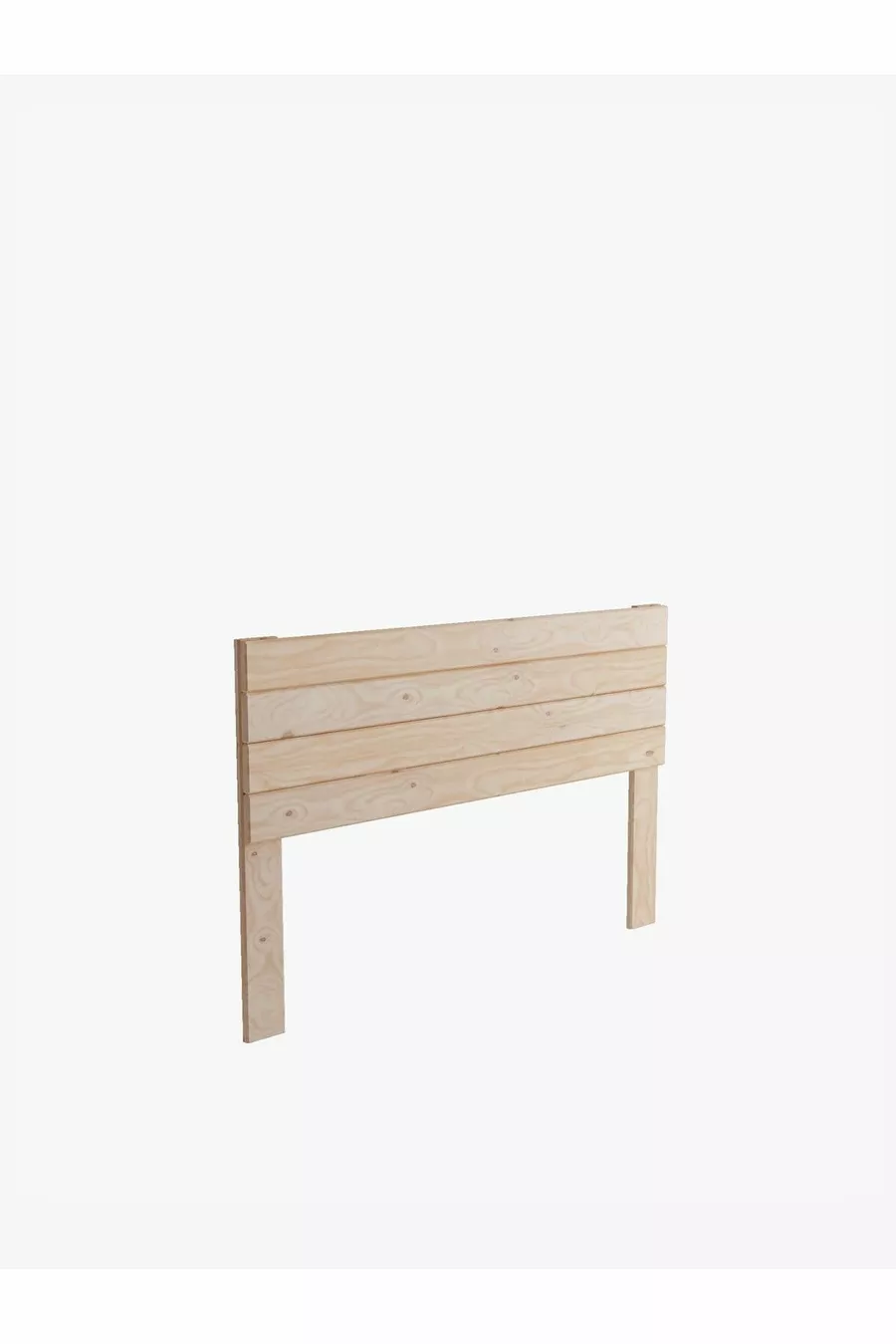 Tête de lit en bois massif avec pieds cm Natural Cm Massif Natural