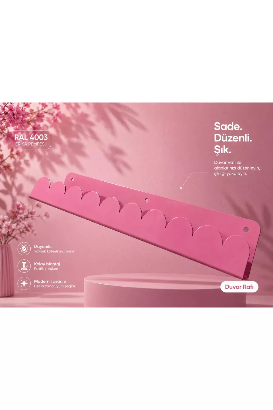Étagère en acier simple Montessori Cloud
