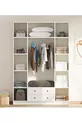 Armoire Mega İrem Country 4 Portes 2 Tiroirs