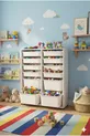 Armoire à Jouets Polyvalente avec Tiroirs et Unité de Rangement – Organisateur de Chambre d’Enfant avec Étiquette Cadeau