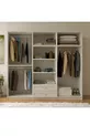 Armoire Kardelen Country à 6 portes et 2 tiroirs