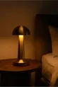 Lampe de bureau rechargeable à 3 couleurs de lumière dimmable OR Boîtier doré 