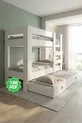 Ninnimo Jeune Blanc MDF  Lit Superposé Compatible avec Lit Enfant -1