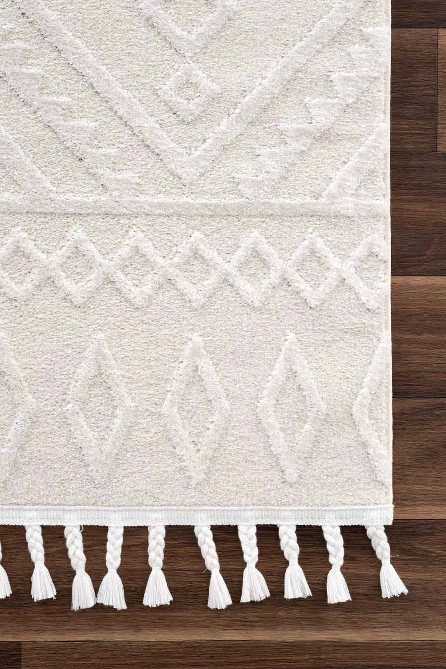 Tapis Malta Scandinave Crème pour Couloir Salon Séjour Chambre Cuisine Tapis Tissé à la Machine A