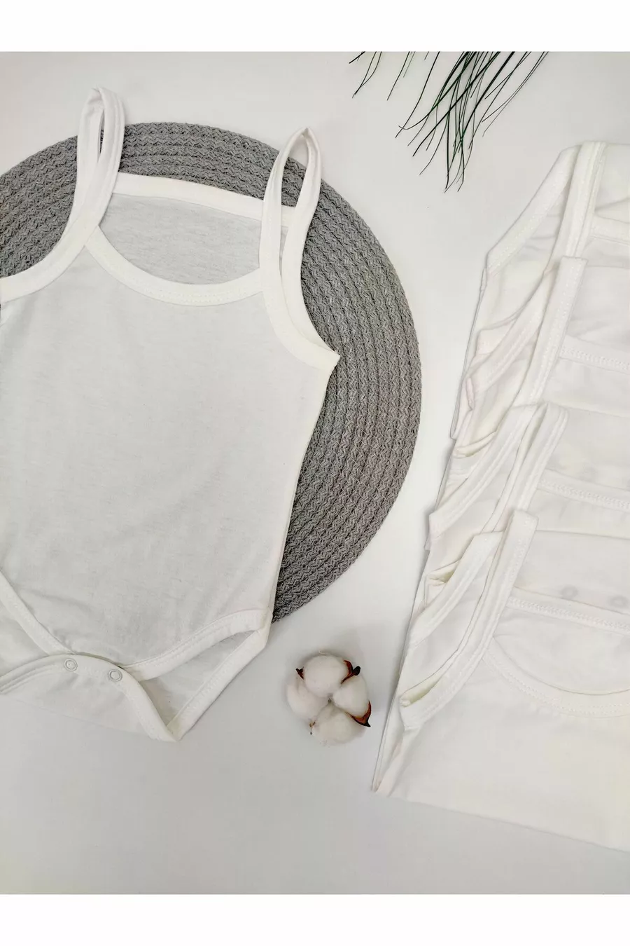 Lot de 5 bodies à bretelles en maille avec boutons-pression pour bébé de 0 à 5 ans, débardeur, sortie de maternité pour nouveau-né, fille garçon enfant