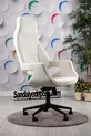 Fauteuil de Directeur et Gestion Wagner (Blanc Cassé) (Hydrofuge, Anti-tache, Tissu Lavable)