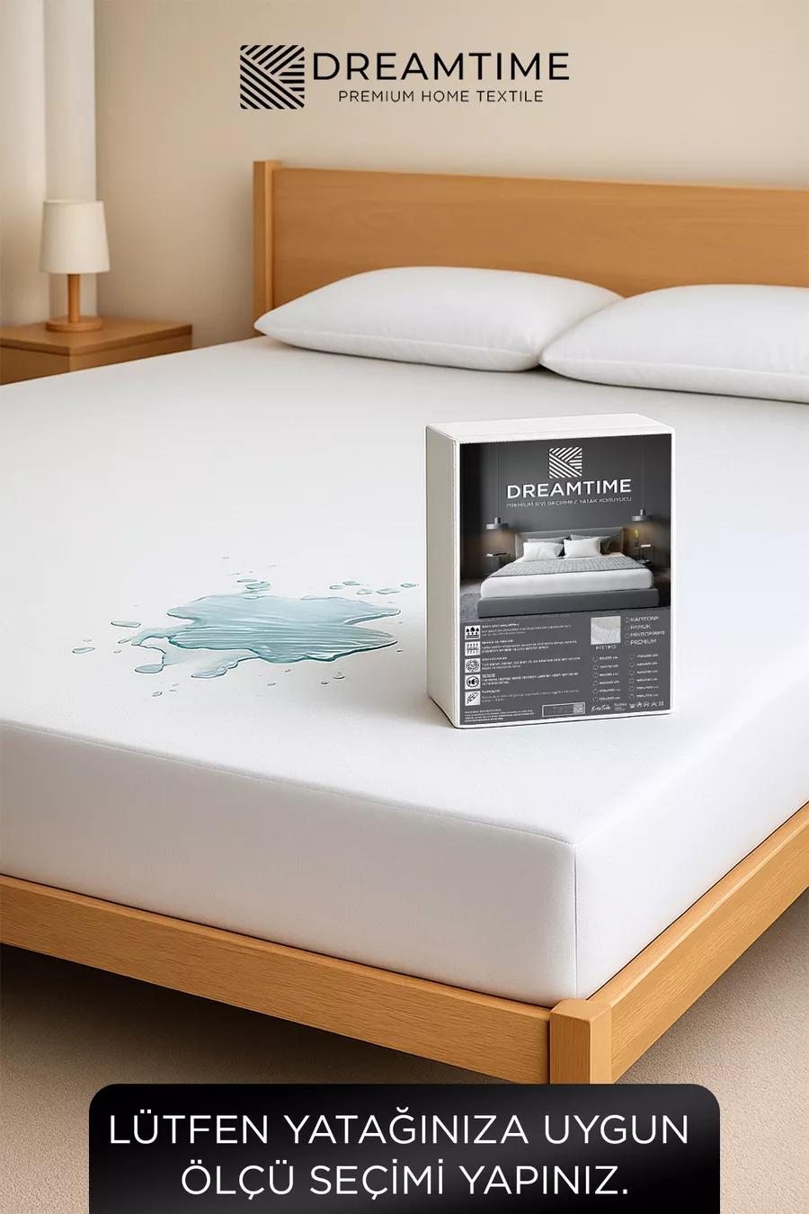 Protège-matelas ajusté en microfibre douce imperméable | Protection de matelas ultra-silencieuse à bords complets, antibactérienne et imperméable