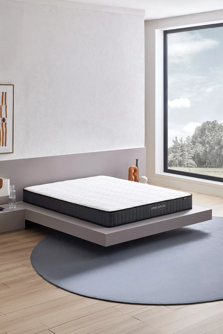 Matelas orthopédique à ressorts avec poche Classic Rollpack Support lombaire