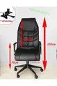 Chaise de bureau à domicile Chaise d'ordinateur Fauteuil de direction