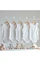 Ensemble de 5 Bodys Bébé Basique en Jersey à Col Rond