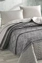 Housse de Couette Matelassée Ensemble Double Créatif Gris