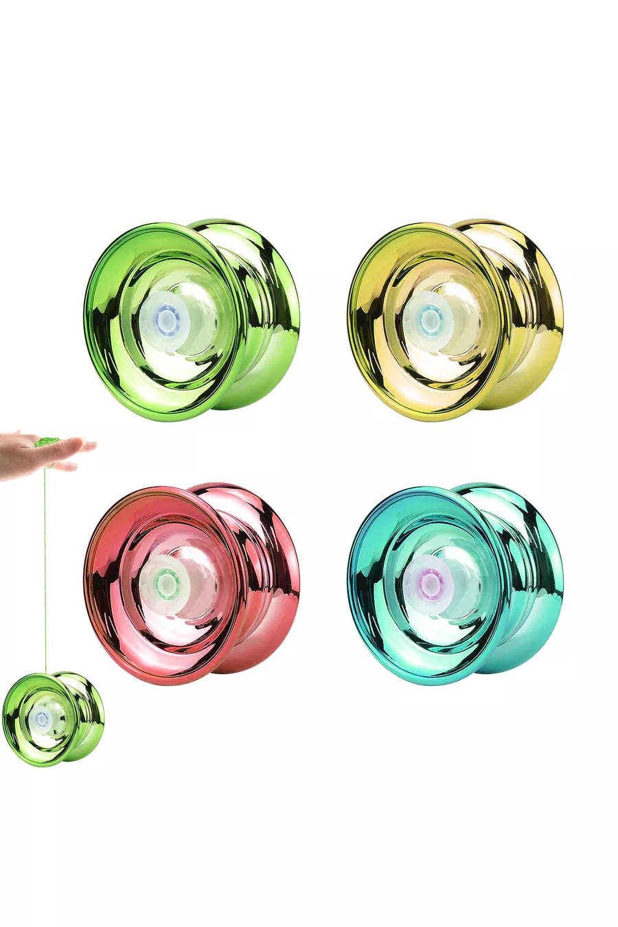 Yo-yo Jouet Métallique de Couleur - 1 Pièce