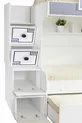 Lits superposés, Lits superposés à barreaux 3 matelas confort