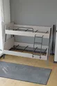 Lits superposés pour jeunes avec pieds en métal Cardi pour chambre d'enfant