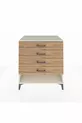 Commode Kronos 4 tiroirs Pierre de lune-Pin