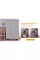 Chambre d'enfant Gloria (Armoire 3 portes + * Montessori + Commode avec portes)