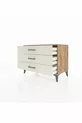 Commode Hyperion 3 tiroirs Pin-Ambre