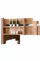 Lits superposés en profil MDF, lits superposés modulables Avrasya, lits superposés avec échelons en noyer