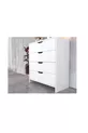 CHIFFONNIER EFES, 4 TIROIRS, BLANC