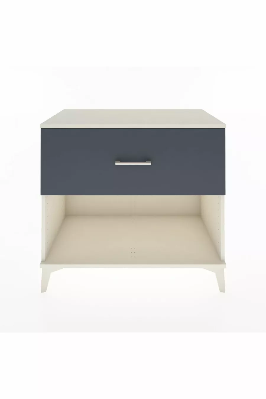 Commode Hyperion à un tiroir Pierre de Lune-Anthracite
