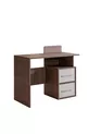 Lit superposé, ensemble chambre jeune Milano avec bureau, lit superposé avec armoire à 3 portes et 2 matelas Comfort