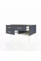 Commode Kronos 3 tiroirs Anthracite-Pierre de lune/Anthracite