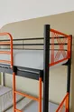 Lit superposé en métal premium Mix Compatible avec lit Matelas Orange Séparable