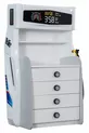 Chambre d'enfant - Lit avec voiture Mercedes et pare-vent - Armoire sportive à 3 portes - Commode