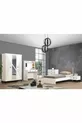 Chambre d'enfant Safir - Armoire 3 portes, Lit, Table de chevet, Commode, Bureau