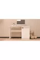 Ensemble de chambre d'adolescent en MDF blanc 4 pièces (lit, armoire, bibliothèque et bureau)