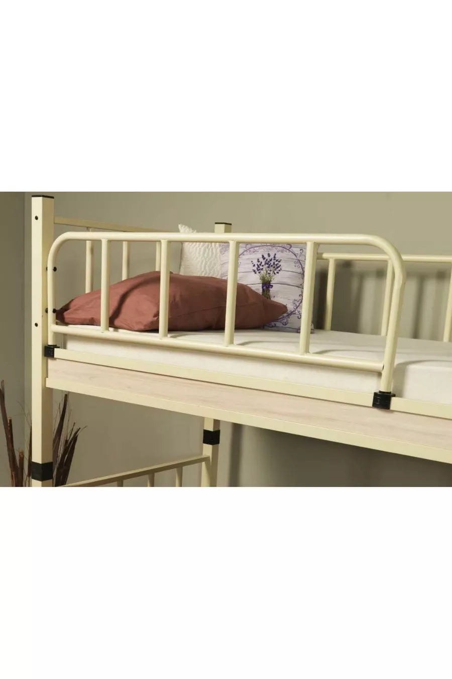 Lits superposés en métal Yurt Crème