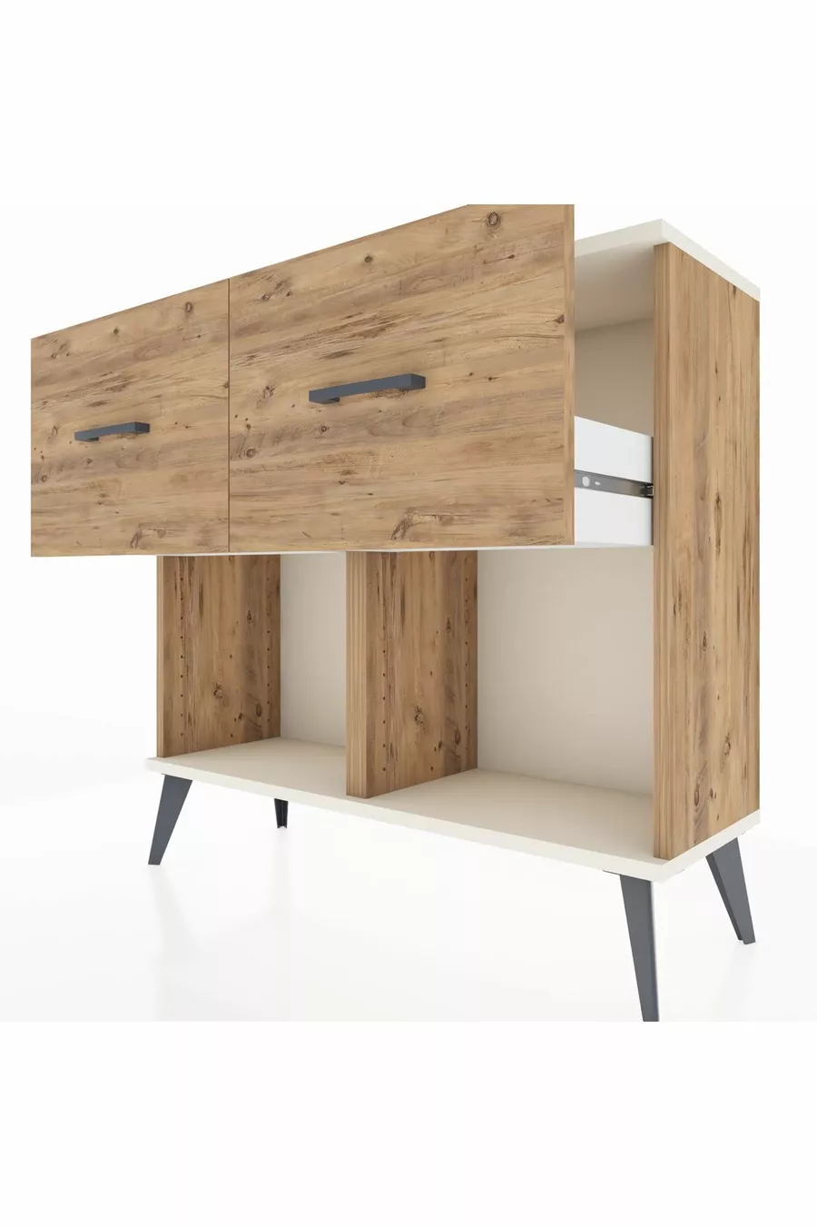 Commode Arges 2 tiroirs Pin-Ayatashi/Pin