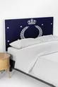Housse de tête de lit et sommier pour chambre d'enfant bleu marine