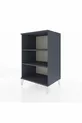 Commode Hyperion à 2 étagères Anthracite-Anthracite