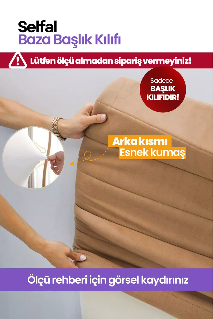 Housse de Tête de Lit pour Lit - Tissu Matelassé Couleur Poney (Options de Taille)