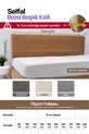 Housse de Tête de Lit pour Lit - Tissu Matelassé Couleur Poney (Options de Taille)