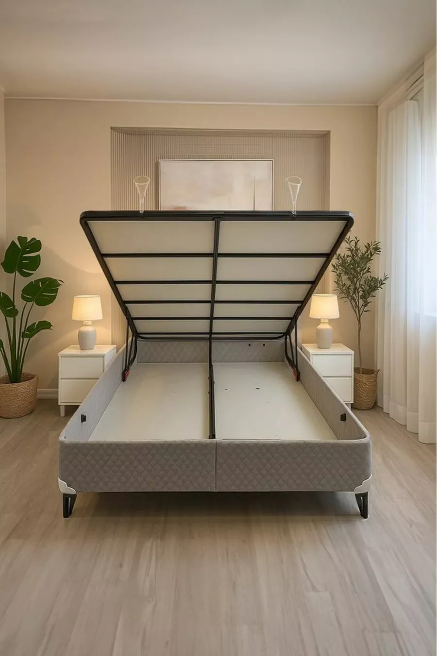 Ensemble double tête de lit et sommier Sleepy Sandıklı