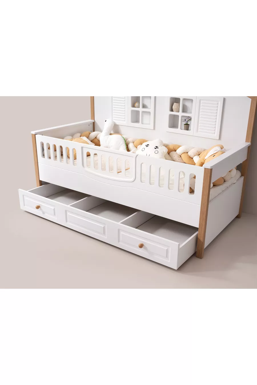 Lit bébé Montessori avec tiroir Milano Mia Montessori cm