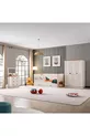 Ensemble de chambre Zenit, lit coffre avec barrière pour bébé Zenit, armoire à 3 portes, commode