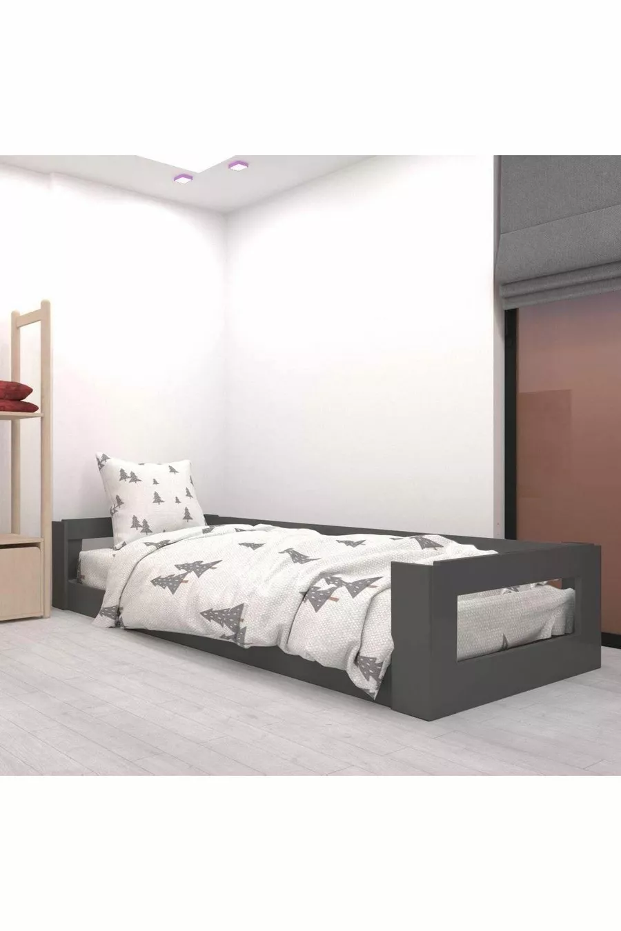 Lit simple pour adolescent et adulte Lit compatible avec matelas